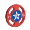 Placa de Peso Barra Capitão América Furo Grande Atacado Doméstico Comercial Capitão América Haltere Musculação Placa Equipamento de Fitness Ganho Muscular