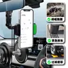 Soporte para espejo retrovisor de coche, soporte multifunción para teléfono móvil de coche de navegación, soporte giratorio de 360 grados, a prueba de golpes, antivibración