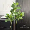 Planta Verde Artificial de Gama Alta Nandina Bambú Tallo Único Arreglo Floral para Decoración del Hogar, Decoración de Planta Verde para Mesa de Sala de Estar