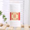 Presente de casamento toalha absorvente de fleece de coral 35*75 cartão com laço toalha quadrada joy cor vinho presente para mão