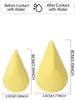 Mini Set de Esponjas de Maquillaje Doble Cara en Forma de Abanico, Disponible en Varios Colores, Material de Poliuretano Absorbente de Agua, Se Expande al Mojarse, Para Base, Corrector y Polvo Suelto, Amigable para Principiantes, Adecuado Para Todos los Tipos de Piel