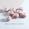 Acessórios para Joias DIY Contas de Furo Grande Cerâmica Contas de Porcelana Coloridas Rosca Rosca Pacote de Material para Contas de Pulseira Colar