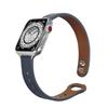 Acessórios de Pulseira de Relógio de Microfibra de Couro Genuíno Simples Adequados para Apple Iwatchse765432 Versátil 14mm