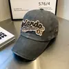 Gorra Lavada con Letra Transfronteriza para Hombre Gorra de Camionero Retro Europea y Americana Protector Solar Exterior Copete Profundo Sombrero Pequeño que Muestra la Cara para Mujer