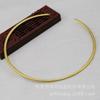 Joyería DIY Hongxing color oro 24k 4*2*135mm guirnaldas todos los collares materiales hechos a mano accesorios para pasador de pelo B285