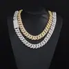 Cadena Cubana de Burbujas Transfronteriza Europea y Americana Cierre de Pinza de Langosta Accesorios de Collar de Circonita Joyería Hip-Hop Personalización