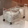 Cesta de Ropa Sucia para Uso Doméstico, Colocada Junto a la Lavadora, Estante de Almacenamiento para Ropa y Pantalones, Gran Capacidad, Cesta de Lavandería Móvil para Baño