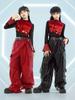 Traje de Danza Jazz para Niñas Moderno Cool de Cuero Traje para Espectáculo Infantil Jazz Traje de Danza para Mujeres Traje de Danza Urbana para Niños Brillante