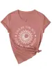 Viva pelo Sol Amazon Ebay Site Independente Camiseta Feminina Casual e Elegante Gola V Manga Curta Transfronteiriça