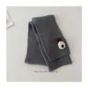 2025 Nuevo Estilo Coreano Bufanda de Dibujos Animados para Niños Bebé Otoño e Invierno Versátil Linda Cálida Bufanda de Punto para Niños y Niñas