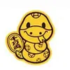 Pegatina de Calabaza con Foil Dorado Gato de la Suerte Venta Caliente Dios de la Riqueza Hojuelas de Oro Pegatina para Teléfono Tienda Dorada Regalos Pequeños en Vivo Imán para Refrigerador