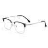Armazón de Gafas para Cara Grande para Hombre Armazón de Ojo de Alta Gama Armazón de Titanio Armazón de Ceja Negocios Retro Armazón Cuadrado Armazón de Gafas para Miopía 3226