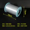 Rollo Grande de Hilo Transparente con Cuentas para Joyería DIY Material Cristalino No Elástico Alambre con Cuentas Hecho a Mano Accesorios para Joyería Venta al por Mayor Hilo de Pescar