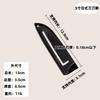 Funda para Cuchillo de Cocina Patrón L Cubierta de Plástico PP para Cuchillo Cubierta Protectora de Cuchillo Estilo Europeo y Japonés Funda Negra Universal para Cuchillo de 3-8 pulgadas