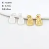 Pingente Banhado a Ouro 14K que Preserva a Cor com a Palavra "Fortuna" Pequeno Pingente para Pulseira Acessório Pulseira DIY Acessórios de Contas Atacado D104
