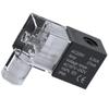 Bobina de válvula solenoide 24V válvula de controle pneumático reversora AC220V/2V025-08/DC24V/12V cabeça de válvula com lâmpada