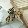 Nuevo Pasador de Acetato de Alan Pinza Creativa Dorada Pinza para el Cabello Color Carey Pinza de Agarre de Moda Pasador Clásico Accesorios para el Cabello de Alta Gama