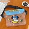 Bolsa Impermeable Original de Dibujos Animados Lindos Tengyi para Teléfono Móvil, Bolsa Sellada Impermeable para Exteriores, Bolso de Hombro Impermeable para Natación, Bolso de Cintura