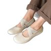 Zapatos Mary Jane para Mujer 2025 Primavera Nuevos Zapatos de Ballet de Tacón Bajo Correa Cruzada Zapatos de Salón Retro Negros Marrones