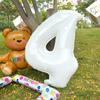 Globo de aluminio digital de 32 pulgadas con embalaje independiente, ideal para decoración de cumpleaños infantil al aire libre, diseño de fiesta, accesorios fotográficos