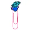 16 Tipos de Clips de Papel Decorativos de PVC de Salamandra, Material de Escritório, Marcadores de Página Fofos, Clips de Papel Criativos para DIY
