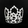 Coroa de Pérola Original Nova Decoração de Flores Transfronteiriça Coroa Redonda de Liga de Zinco Exquisita Decoração de Bolo para Festa de Aniversário