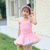 [Prenda azul] Vestido de princesa con tutú para niñas de Europa y América, vestido de niña de un año, falda de pastel