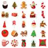 50 Navidad viento ins decoración fiesta de Navidad diy funda para teléfono móvil taza de té con leche pegatina impermeable para cuenta de mano