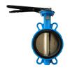 Válvula borboleta wafer com manípulo manual, linha central, sede macia, ferro fundido dúctil, fabricantes Hebei D71X-16Q