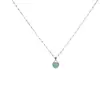 Colgante de collar de bolsa de la fortuna de acero de titanio plateado para mujer, elegante y de lujo ligero, accesorio de nicho versátil, cadena para la clavícula simple y elegante al por mayor