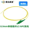 Cable de Fibra Óptica de Parche Monomodo de un Solo Núcleo de 0.9 mm Lc/Sc/Fc/St de Cabeza Única Fibra Desnuda Lszh Grado de Ingeniería Telecomunicaciones