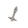 Herrajes Tianxing M10 Accesorios para Brazo Robótico Ventosa de Cabeza Pequeña Base de Hardware Soporte de Entrada de Aire Lateral Base Fija Componentes Neumáticos