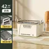 Caja de almacenamiento de estilo industrial transfronteriza, gran capacidad, organizador doméstico extragrande, caja de almacenamiento portátil para acampar al aire libre y uso en automóvil