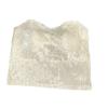 Terciopelo Dorado Hermosa Espalda Ropa Interior Femenina Una Pieza Copas Fijas Tirante Ajustable Tirante Color Sólido Corte Ajustado Cuello Redondo Chaleco para Mujer