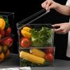 Caixa de conservação de alimentos frescos para geladeira Caixa de armazenamento Caixa de armazenamento Caixa de refrigeração Caixa de freezer Tipo gaveta Caixa de armazenamento de ovos e vegetais