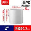Rongsheng Estándar Americano PVC Blanco Serie Sch40 Colección de Accesorios: Codos Directos, Conexiones de Tres Vías, Conexiones de Cuatro Vías, Tapones para Tubería, Válvulas de Bola