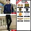 Traje de Seguridad Camisa de Fibra de Bambú sin Planchar Uniforme de Seguridad Ropa de Trabajo Ropa para Conserje de Ventas del Departamento de Ventas de Propiedades para Hombres