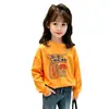 Camiseta de Manga Larga para Niña Estilo Nuevo Otoño 2026 Bebé Niña Holgada Estampado de Dibujos Animados Top Moderno Femenino