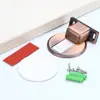 Quarto liga de zinco punch-free porta de sucção de piso mudo forte magnético porta de sucção banheiro invisível porta parada interior porta superior