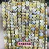6mm natural corazón doble plano amor cuentas sueltas pulsera collar pendientes DIY colgante cuentas sueltas semiacabadas venta al por mayor