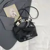 Bolso de Tendencia Nacional Estilo Chino Nuevo Verano 2026 Bolso Cruzado Elegante Nuevo Bolso de Mano con Cuentas Coloridas Bolso Cubo Estampado