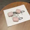 Estojo para fone de ouvido Apple AirPods Estojo para fone de ouvido com textura de couro AirPods4 Estojo para fone de ouvido de couro texturizado para negócios pro2