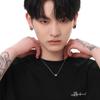 Colar de cintura pequena, corrente de clavícula, moda masculina, leve, luxo, nicho, alto senso, acessórios para meninos, namorado