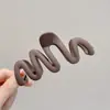 Grampo de Cabelo com Textura de Strass Francês, Versátil para Rabo de Cavalo Alto, Prendedor Shark Doce, Pequeno Grampo de Cabelo de Alta Qualidade para Festa de Estudantes