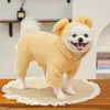 Ropa para Mascotas Otoño e Invierno Piel Sintética de Visón Ropa de Cuatro Patas para Perros Teddy, Bichón y Gatos, Ropa con Capucha Cálida y a Prueba de Frío de Invierno
