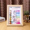 Adornos Personalizados de Marco de Fotos con Piedras de Cristal Naturales Grava de Amatista Ágata Doce Constelaciones Marco de Fotos Manualidades de Cristal