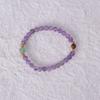 Pulseira de Amethysta Natural Círculo Único 6mm Nuvem Ruyi Cristal Transparente Venda Quente de Mercado Noturno Pulseira Joias Femininas