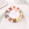 10 piezas de mini pinzas de estilo coreano, horquillas de color liso de buen gusto, accesorios para el cabello para niñas, tocado, flequillo, pinza para el cabello rota