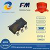 Fuman DW02A SOT23-5 função de proteção múltipla integrada chip de proteção de bateria de lítio dois em um