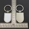 Llavero Metálico de Transferencia de Calor Transfronterizo, Colgante para Llave de Pareja con Foto de Aleación de Zinc por Sublimación, Llavero de Aleación